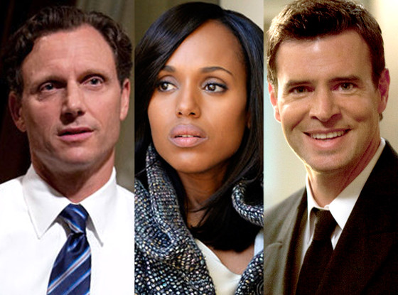 Kerry Washington, Tony Goldwyn, Scott Foley, Scandal Kerry Washington, Tony Goldwyn, Scott Foley, Scandal